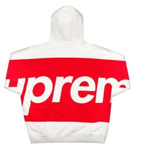 Supreme Hooded Big Logo Hooded Sweatshirt White